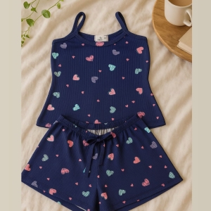 Pijama coração alça