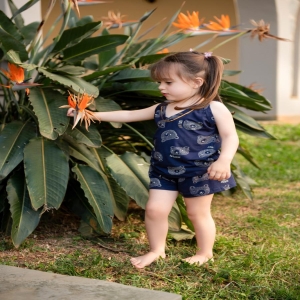 Pijama Azul Marinho Urso